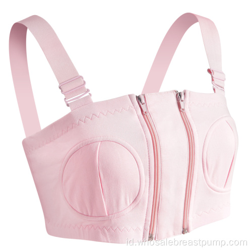 Bra Pompa Payudara Hands Free Katun Lembut Ibu